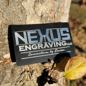 Nexus Engraving - Laser Engraved Business Card