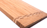 18 1/4" x 12" Bamboo Cutting Board with Butcher Block Inlay - Nexus Engraving LLC