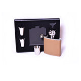 Custom Leatherette Flask Set - Nexus Engraving LLC