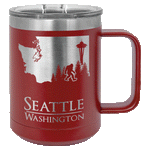 Coffee Mug - Seattle, WA - Nexus Engraving LLC