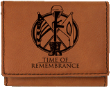 Time of Remembrance - Leatherette Trifold Wallet - Nexus Engraving LLC